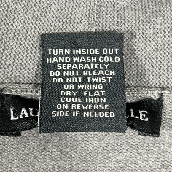 Womens Embroidered Tasseled Cardigan Sweater Gray L Open Floral Grandmacore - Picture 6 of 8